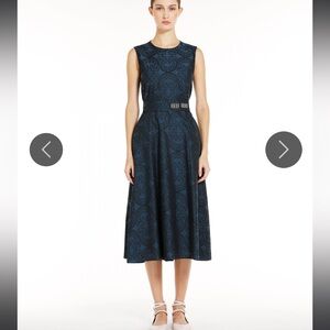 MaxMara Tramonto jacquard midi dress